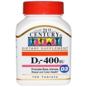 Заказать 21st Century D3 400 IU 100 таб