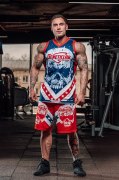 Заказать Genetic Lab Майка Basketball Jersey Красно-синяя